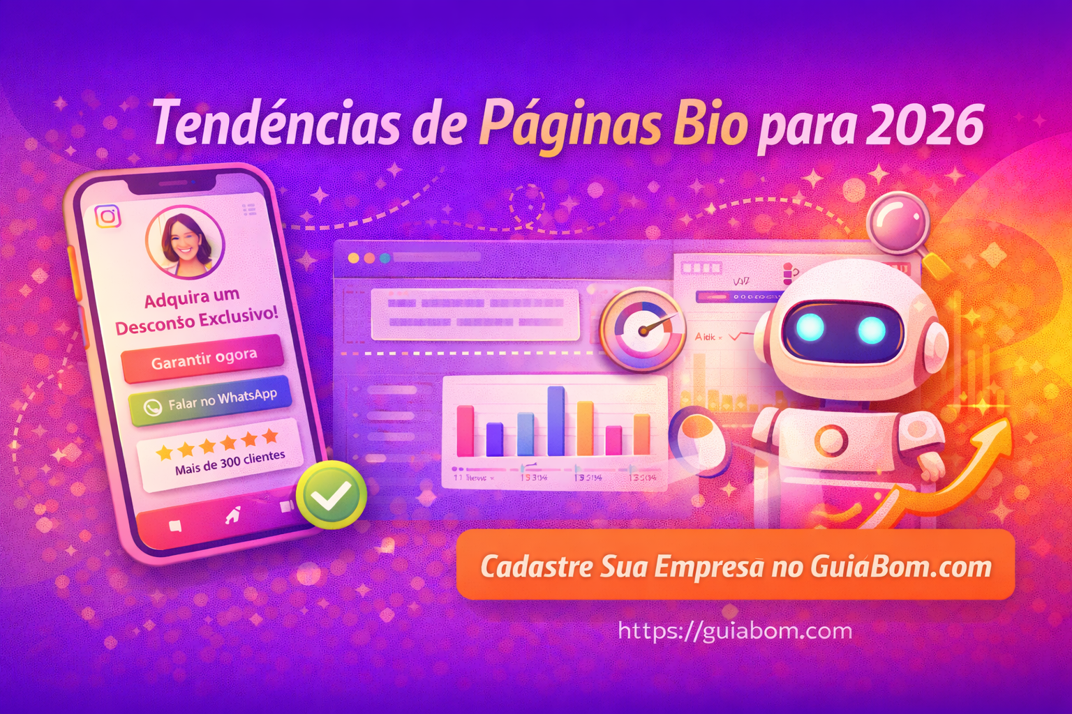 Tendências de Páginas Bio para 2026